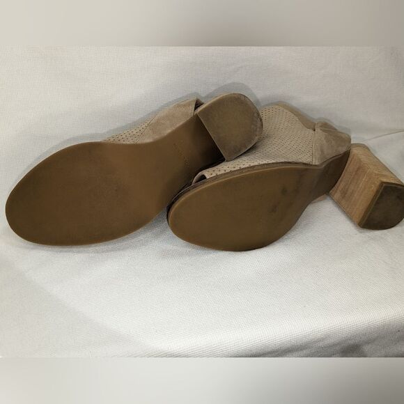 Cole Haan Grand OS Sandals Women Size 7 1/2 Tan Open-Toe Sling Bootie. - Picture 5 of 12